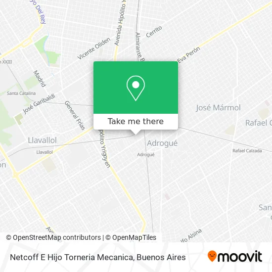 Netcoff E Hijo Torneria Mecanica map
