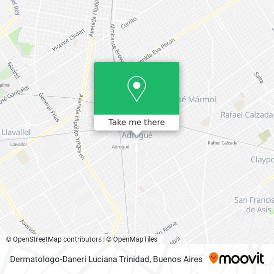 Mapa de Dermatologo-Daneri Luciana Trinidad