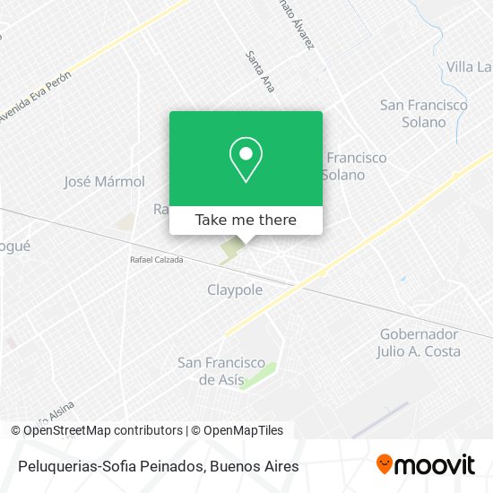 Peluquerias-Sofia Peinados map