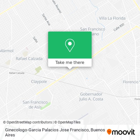 Mapa de Ginecologo-Garcia Palacios Jose Francisco