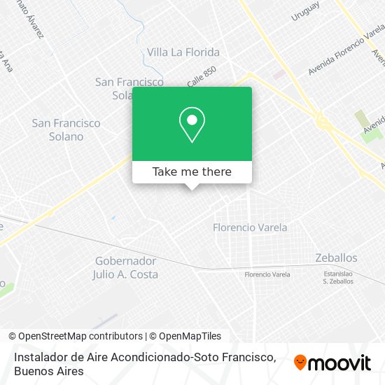 Instalador de Aire Acondicionado-Soto Francisco map