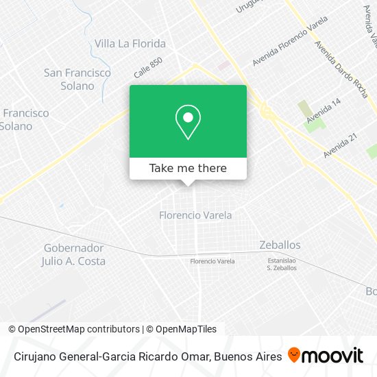 Cirujano General-Garcia Ricardo Omar map