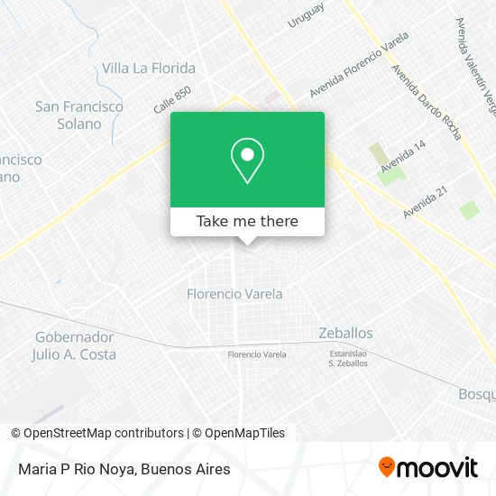 Maria P Rio Noya map