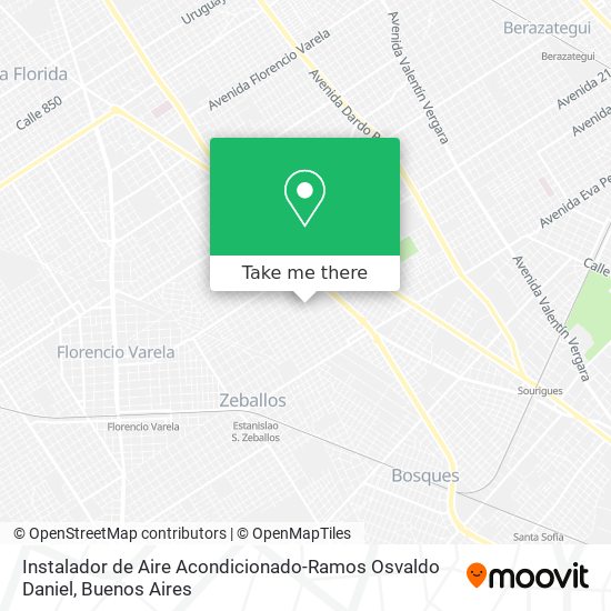 Instalador de Aire Acondicionado-Ramos Osvaldo Daniel map