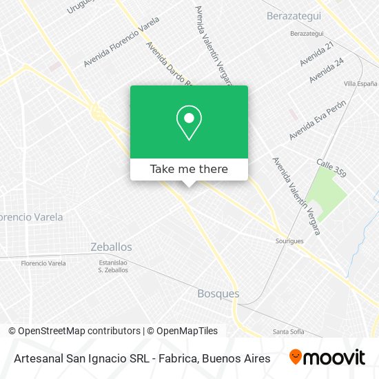 Artesanal San Ignacio SRL - Fabrica map