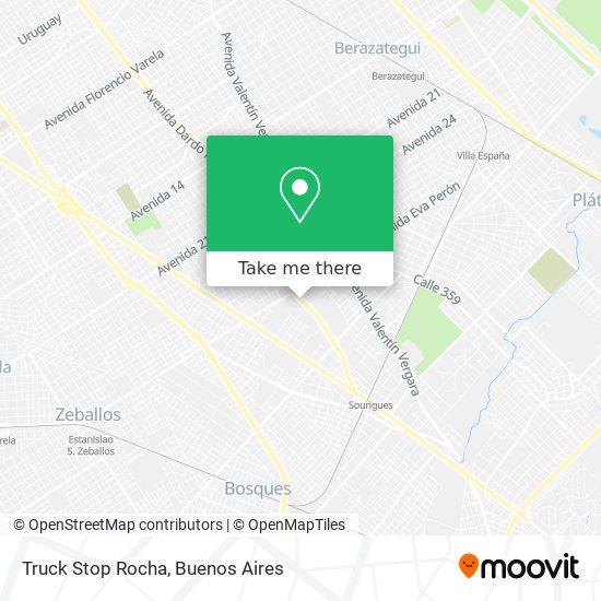 Truck Stop Rocha map