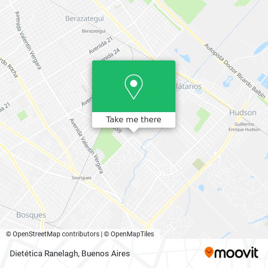 Dietética Ranelagh map