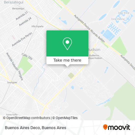 Buenos Aires Deco map
