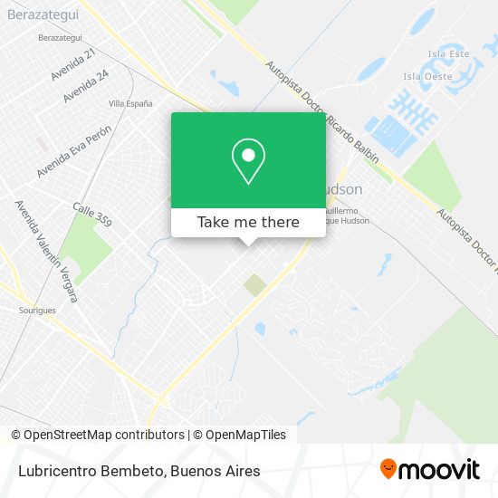 Lubricentro Bembeto map