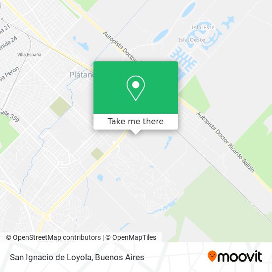 San Ignacio de Loyola map