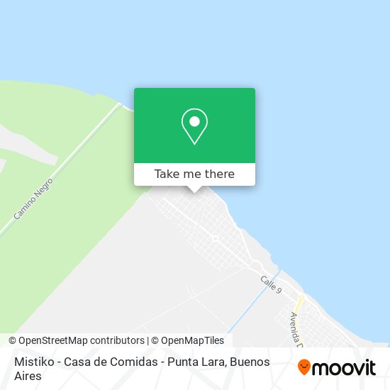 Mapa de Mistiko - Casa de Comidas - Punta Lara