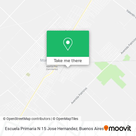 Escuela Primaria N 15 Jose Hernandez map