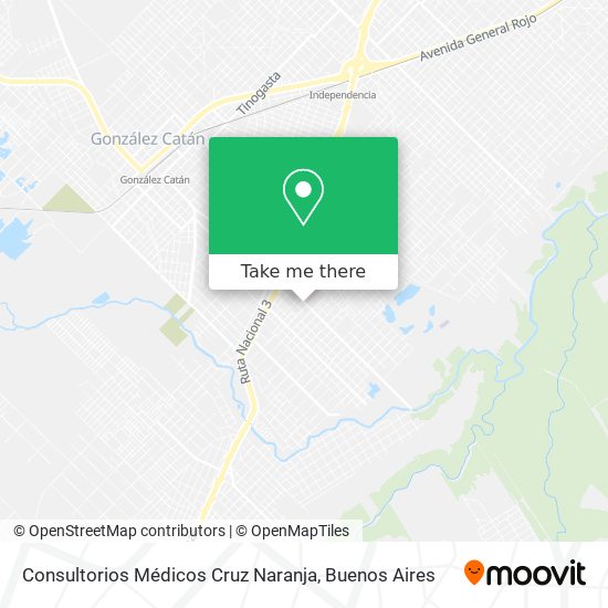 Consultorios Médicos Cruz Naranja map