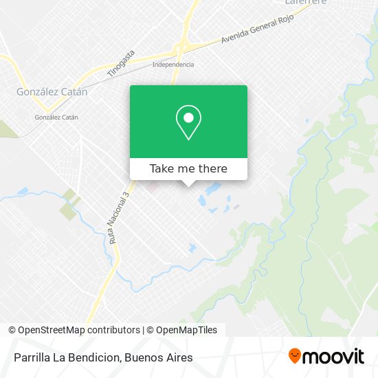 Parrilla La Bendicion map