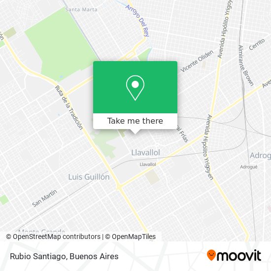 Rubio Santiago map