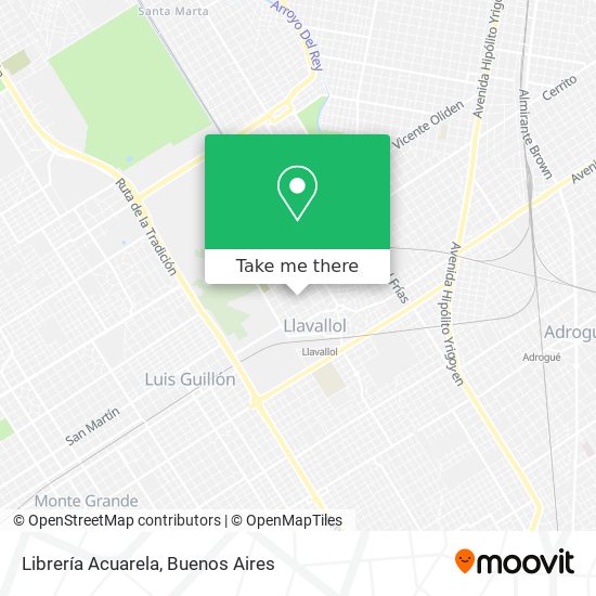 Librería Acuarela map