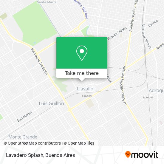 Lavadero Splash map