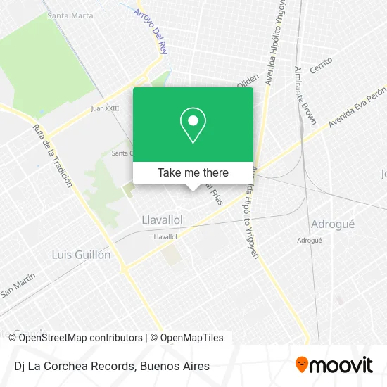Dj La Corchea Records map