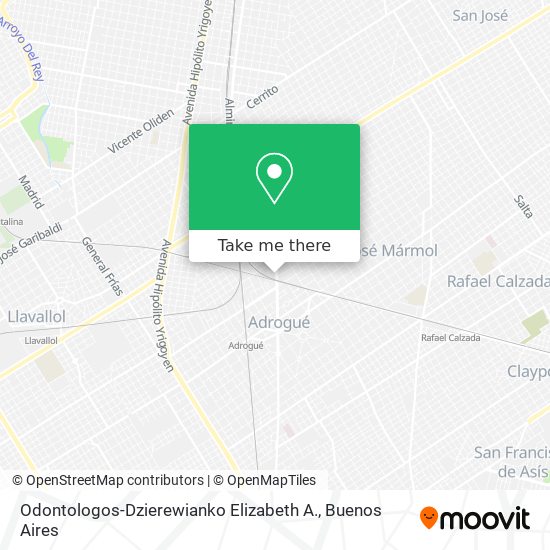 Mapa de Odontologos-Dzierewianko Elizabeth A.
