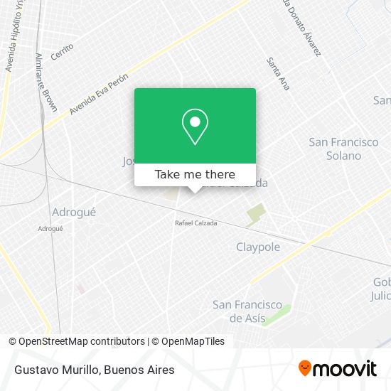 Mapa de Gustavo Murillo