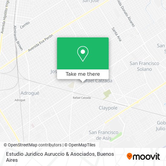 Estudio Juridico Auruccio & Asociados map