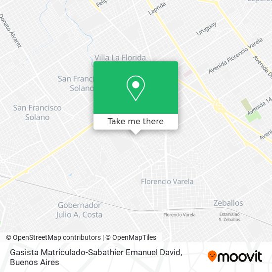 Gasista Matriculado-Sabathier Emanuel David map