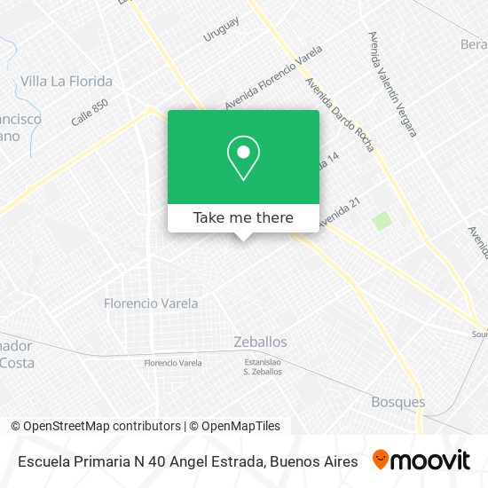 Escuela Primaria N 40 Angel Estrada map