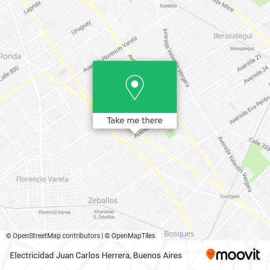 Electricidad Juan Carlos Herrera map