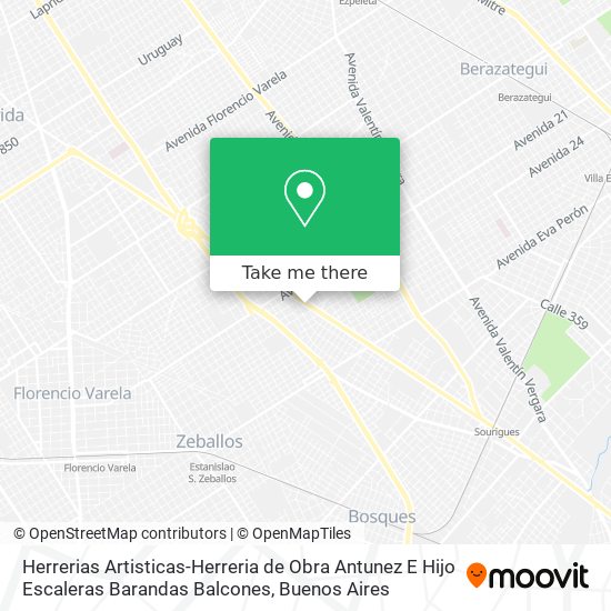 Mapa de Herrerias Artisticas-Herreria de Obra Antunez E Hijo Escaleras Barandas Balcones