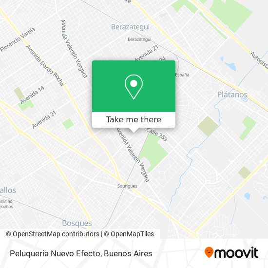 Peluqueria Nuevo Efecto map