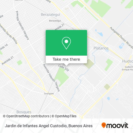 Mapa de Jardin de Infantes Angel Custodio