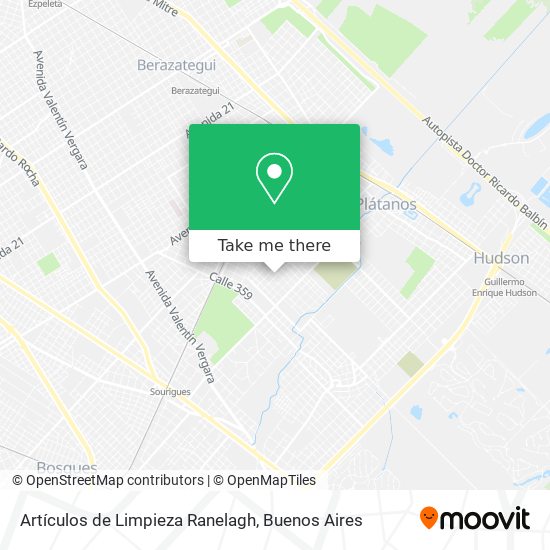 Artículos de Limpieza Ranelagh map