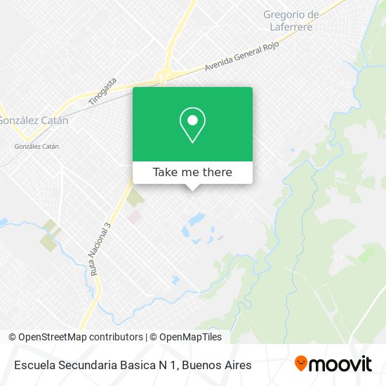 Escuela Secundaria Basica N 1 map