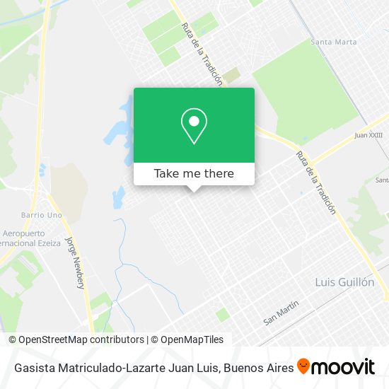 Gasista Matriculado-Lazarte Juan Luis map