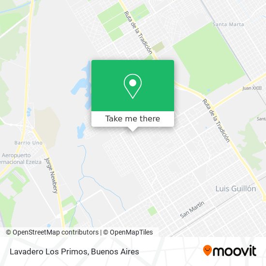 Lavadero Los Primos map