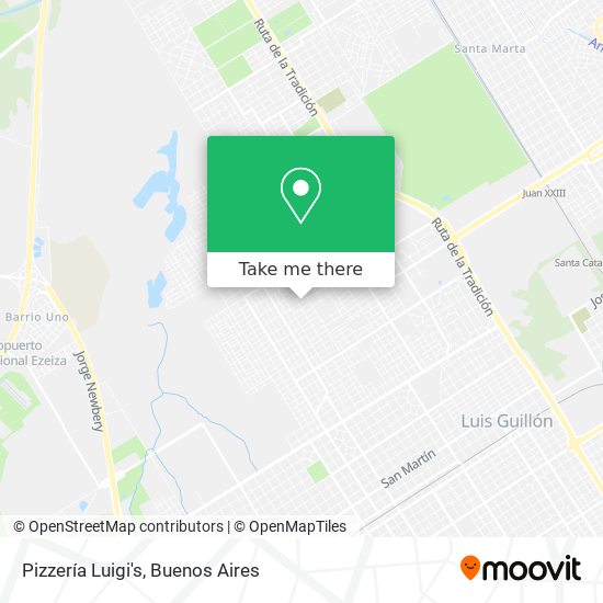 Pizzería Luigi's map