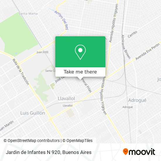 Mapa de Jardin de Infantes N 920