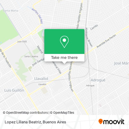 Lopez Liliana Beatriz map