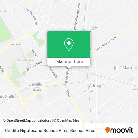 Credito Hipotecario Buenos Aires map