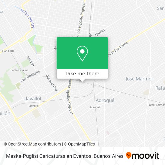Mapa de Maska-Puglisi Caricaturas en Eventos
