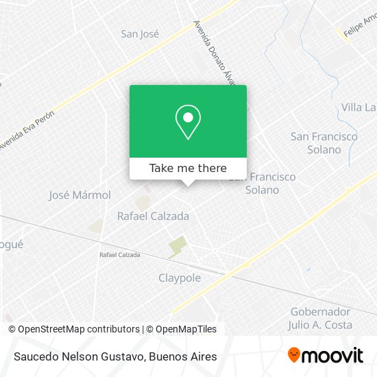 Saucedo Nelson Gustavo map