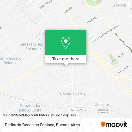Pediatria-Becchino Fabiana map