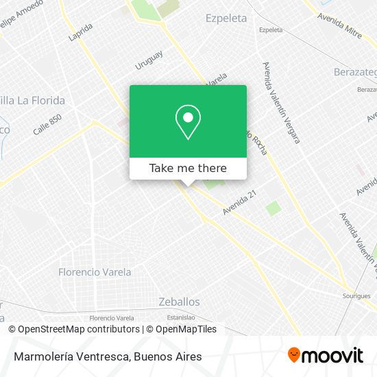 Marmolería Ventresca map