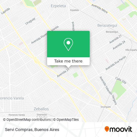 Mapa de Servi Compras