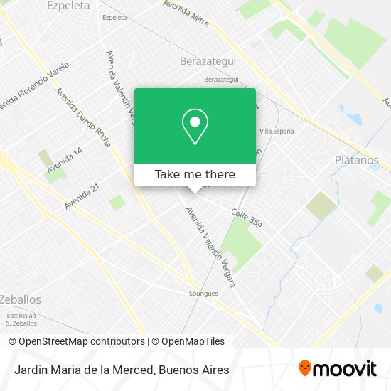 Jardin Maria de la Merced map