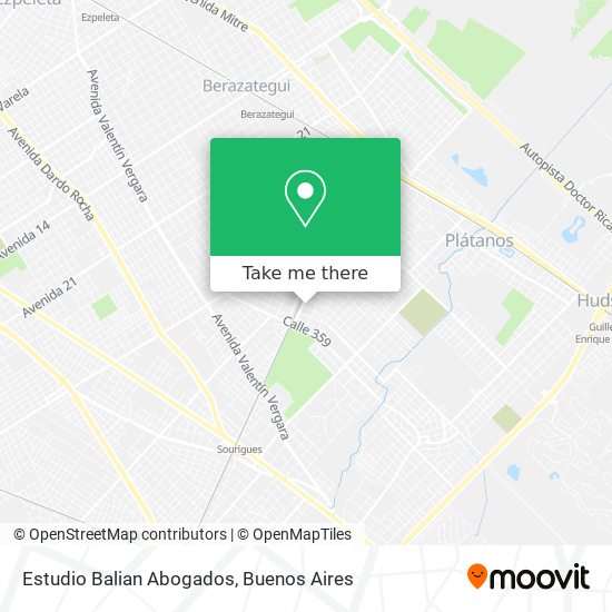 Estudio Balian Abogados map