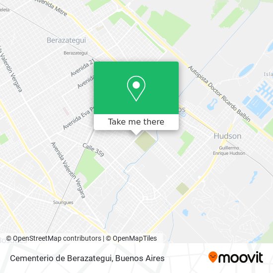 Cementerio de Berazategui map