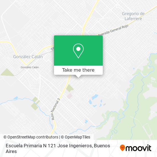 Mapa de Escuela Primaria N 121 Jose Ingenieros