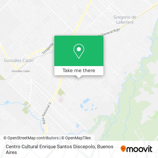 Mapa de Centro Cultural Enrique Santos Discepolo