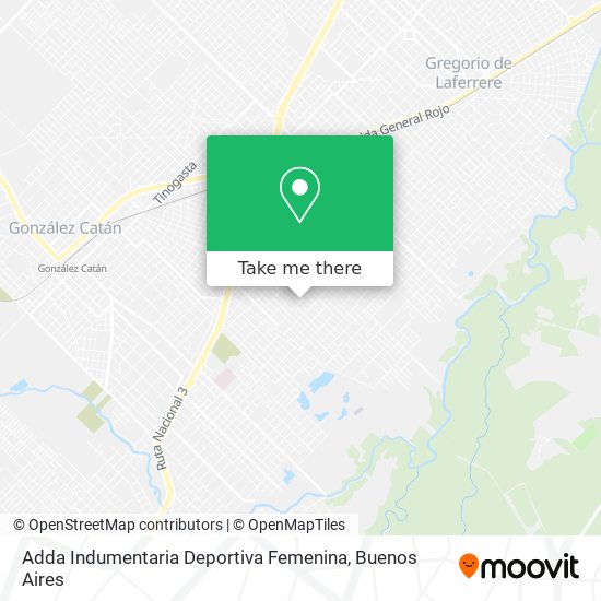 Adda Indumentaria Deportiva Femenina map